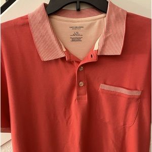 Van Heusen Mens Short Sleeve Polo Shirt